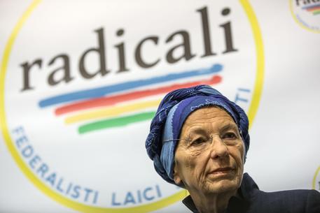 Emma Bonino durante la presentazione del simbolo delle liste dei Radicali © ANSA
