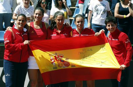 Fed Cup: Spagna travolge azzurre, Italia retrocede dopo 18 anni © EPA
