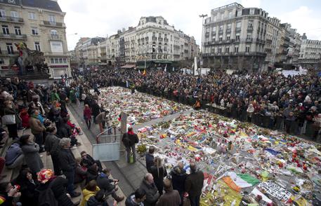 Marcia contro terrorismo a Bruxelles © AP
