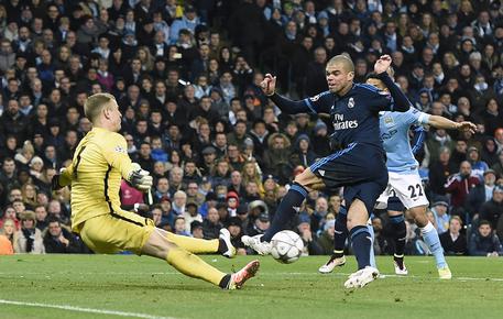 Manchester City-Real Madrid 0-0, Hart salva su Pepe © EPA