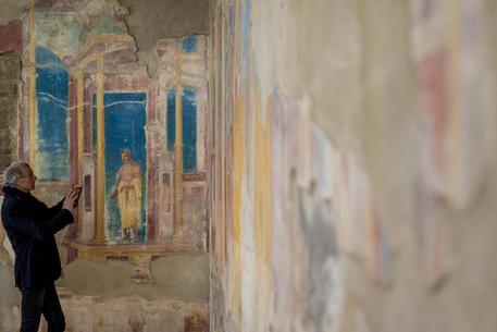 Un'immagine della Palestra Grande a Pompei © ANSA