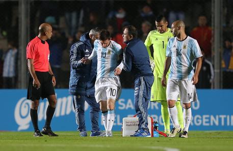 Amichevoli; Argentina-Honduras 1-0, Messi si fa male © AP