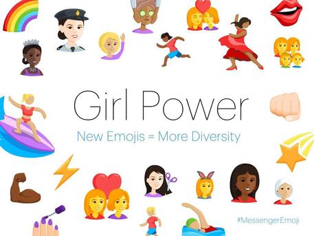 In arrivo carica nuove emoji, Facebook celebra 'girl power' © ANSA