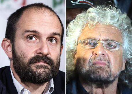 Combo con Matteo Orfini e Beppe Grillo © ANSA