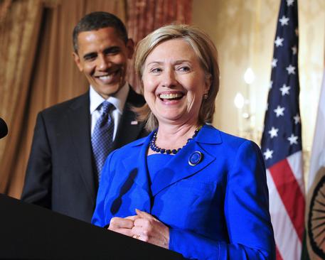 Barack Obama e Hillary Clinton © ANSA 