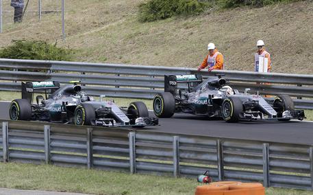 Nico Rosberg e Lewis  Hamilton © AP