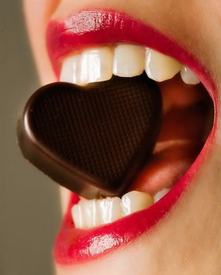 Cioccolatino a forma di cuore © ANSA