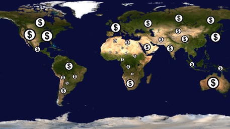 La prima mappa completa della povertà nel mondo è stata realizzata con l'aiuto di satelliti e intelligenza artificiale (fonte: Stanford University) © Ansa