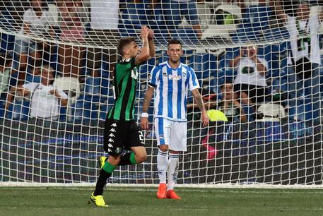 Domenico Berardi festeggia il goal contro il Pescara © ANSA