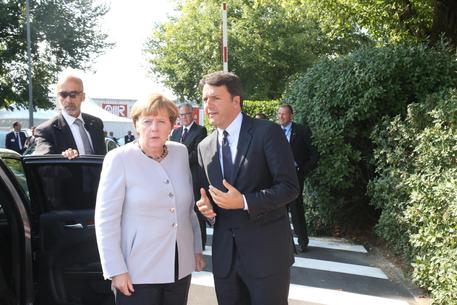 Merkel-Renzi (archivio) © ANSA 