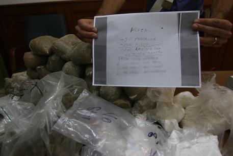 Pizzino con ordinazioni droga,sequestro da 2 milioni di euro © ANSA