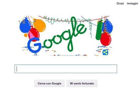 il doodle Google sulla homepage del motore di ricerca. © ANSA