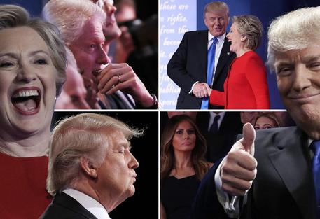 Trump vs Clinton © ANSA