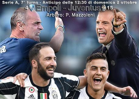 Serie A, Empoli-Juventus anticipo delle 12:30 di domenica © ANSA