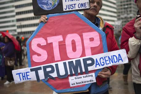 Trump a Filadelfia, la piazza protesta © EPA