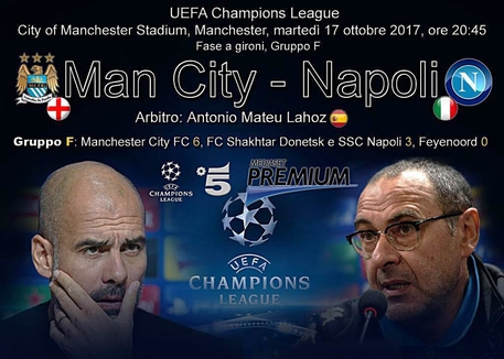 Champions, Manchester City-Napoli © ANSA