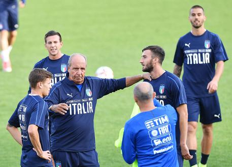 Gli allenamenti dell'Italia © ANSA