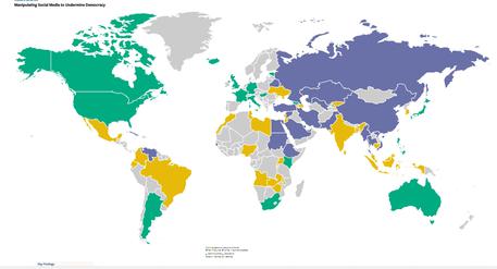 Internet: 30 governi manipolano l'informazione online © ANSA