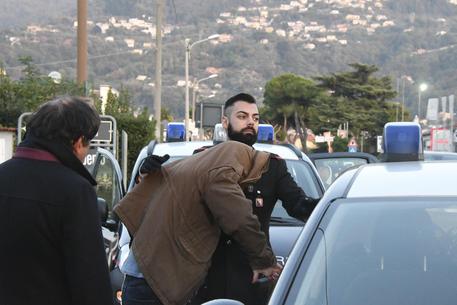 L'arresto di Marco Casonato © ANSA