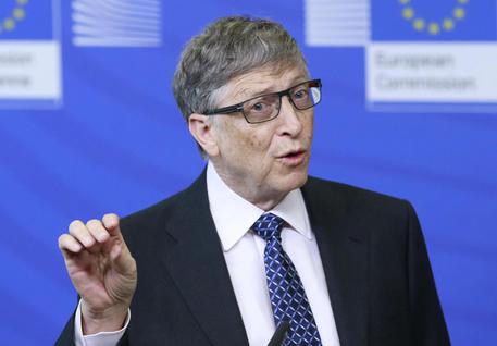 Bill Gates a Bruxelles © EPA