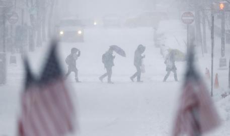 Tempesta di neve a New York © AP