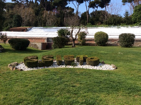 Il semenzaio di San Sisto, sede del Servizio Giardini a Porta Metronia © Ansa