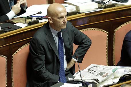 Augusto Minzolini in Aula al Senato © ANSA