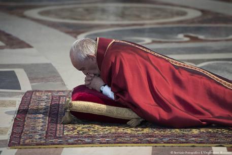 Papa Francesco durante le celebrazioni pasquali © ANSA