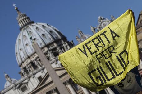 Foto d'archivio di una manifestazione in Vaticano per Regeni © ANSA