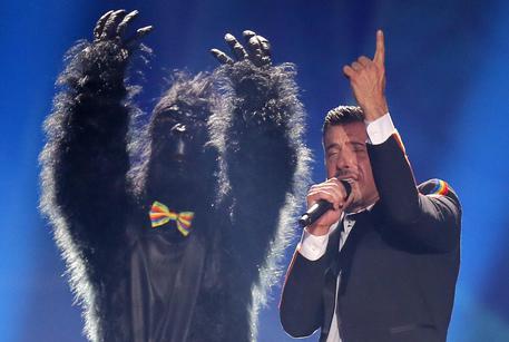 Ukraine Eurovision Song Contest, l'esibizione di Francesco Gabbani © AP