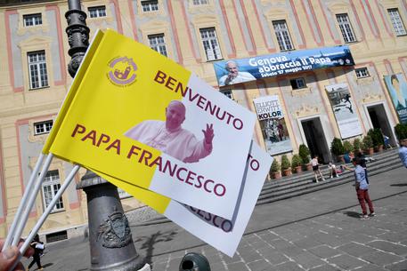 Papa a Genova: preparativi per la visita del 27 maggio © ANSA