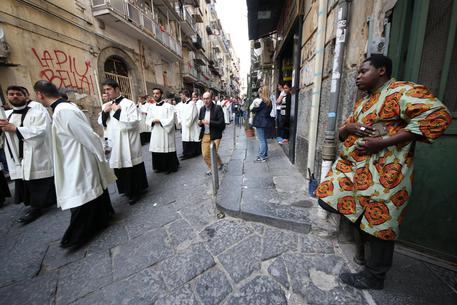 La processione di San Gennaro a Napoli © ANSA