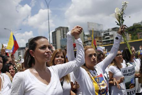 La marcia delle donne in Venezuela © AP