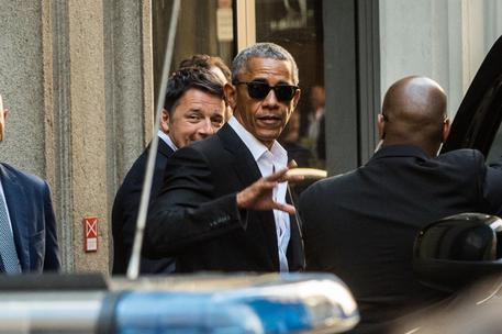 Barack Obama e Matteo Renzi a Milano © ANSA