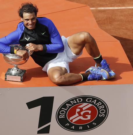 Tennis: Rafa Nadal Re di Parigi, conquista la 'Decima' © AP