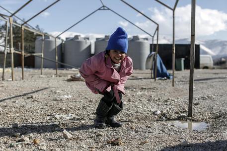 Bimbi in un campo rifugiati/ Foto Oxfam © ANSA