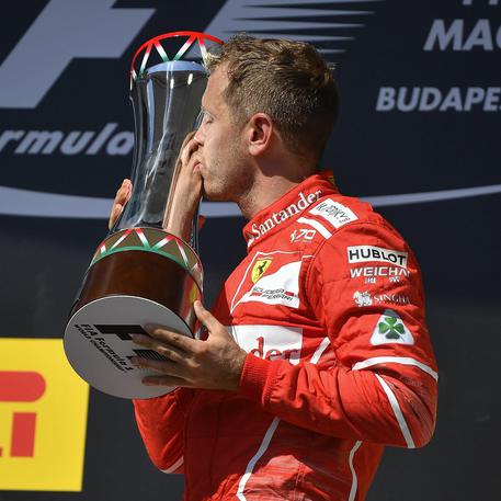 Vettel al Gp d'Ungheria © EPA