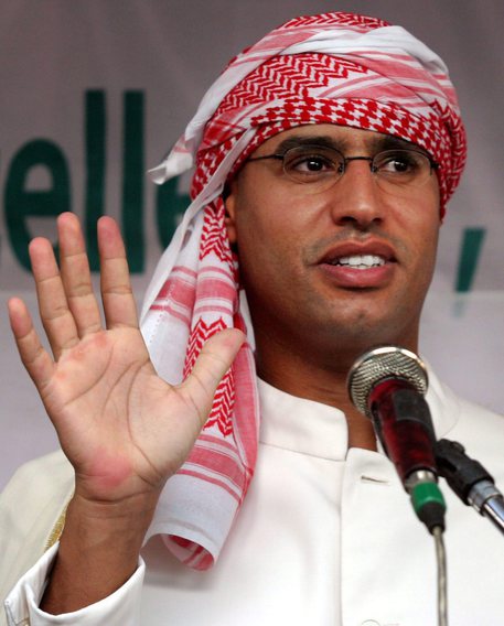 Saif Gheddafi in una foto d'archivio © EPA