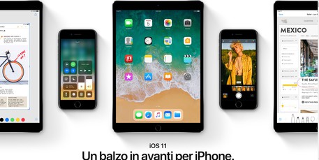 Il sistema operativo Apple per iPhone e iPad, iOS 11 © Ansa