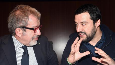 Maroni e Salvini, foto di archivio © ANSA