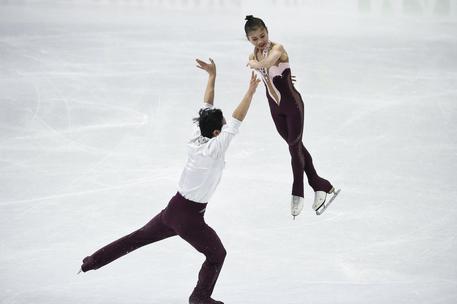 Sui pattini a Giochi,nordcoreani Ryom e Kim sognano © EPA
