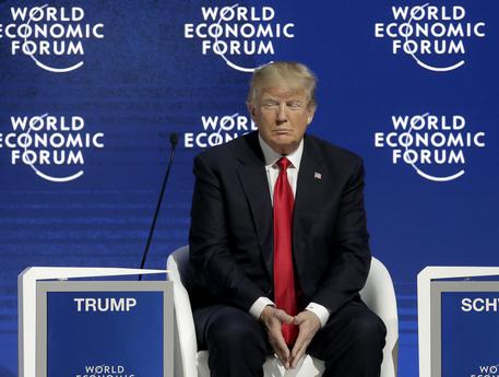Donald Trump a Davos © AP