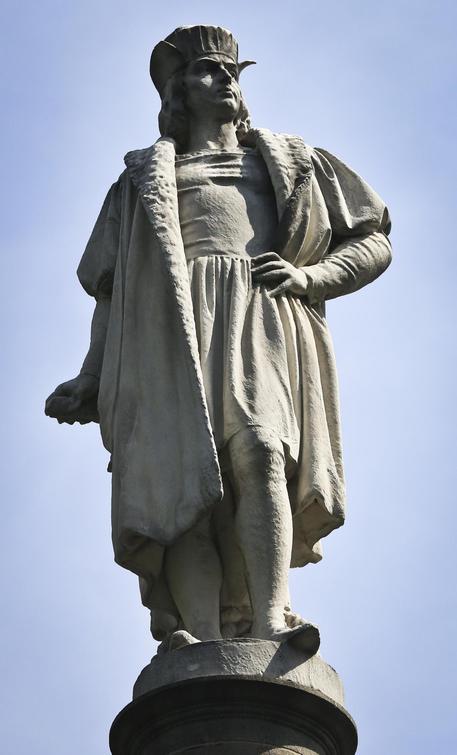 La statua di Cristoforo Colombo a Manhattan © AP
