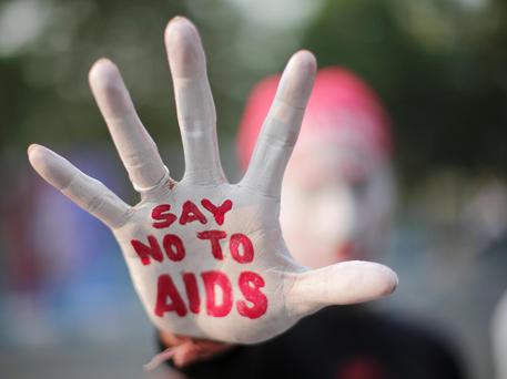 Campagna contro Aids © EPA
