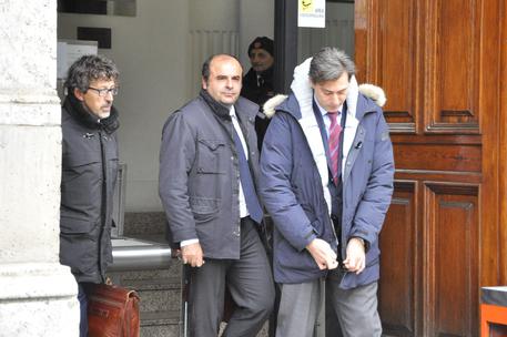 Gabriele Accornero e i suoi avvocati, Aosta © ANSA