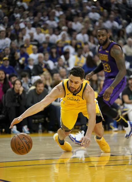 Lakers Warriors Basketball © AP