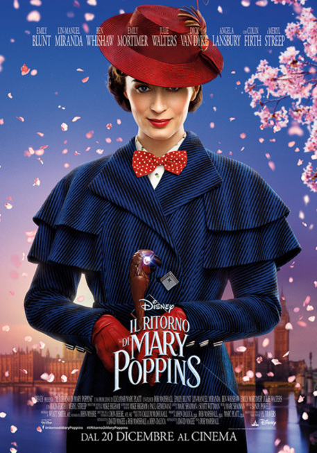 Il ritorno di Mary Poppins, locandina © ANSA
