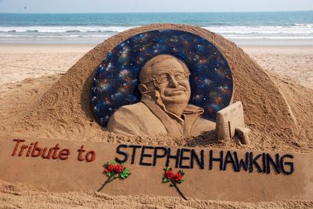 Un omaggio a Stephen Hawking © EPA