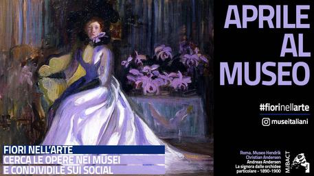 Musei: #fiorinell'arte, campagna social Mibact per primavera © ANSA