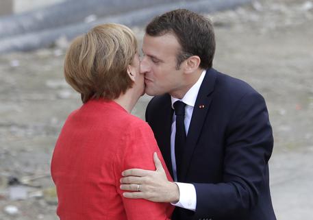 Merkel e Macron © AP
